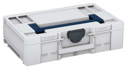 Systainer³ L 137, Light Grey with Sapphire Blue lid handle and Anthracite catches