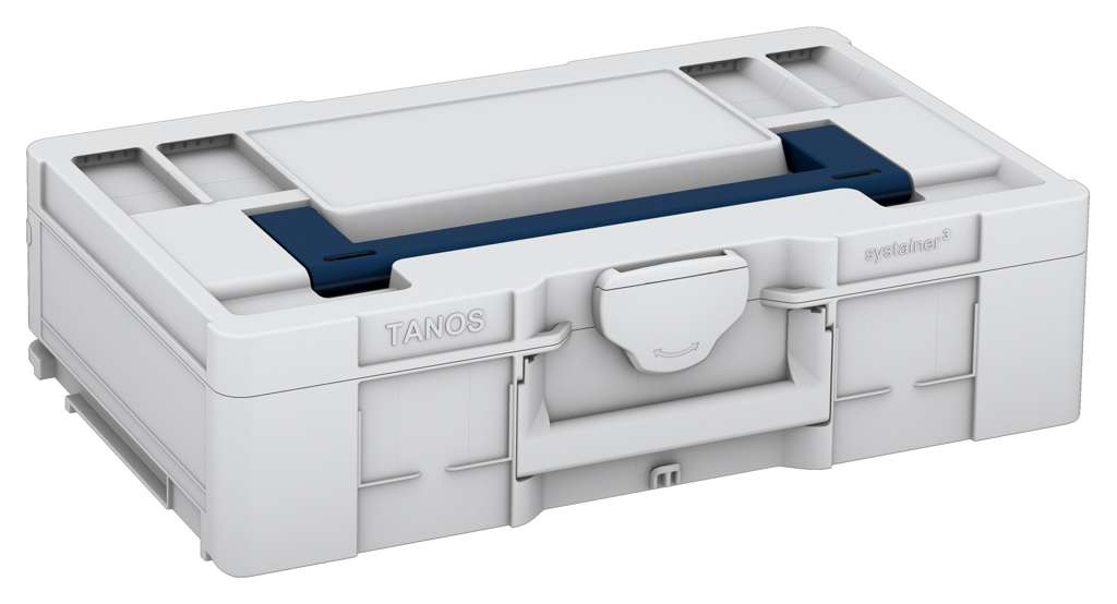Systainer³ L 137, Light Grey with Sapphire Blue lid handle