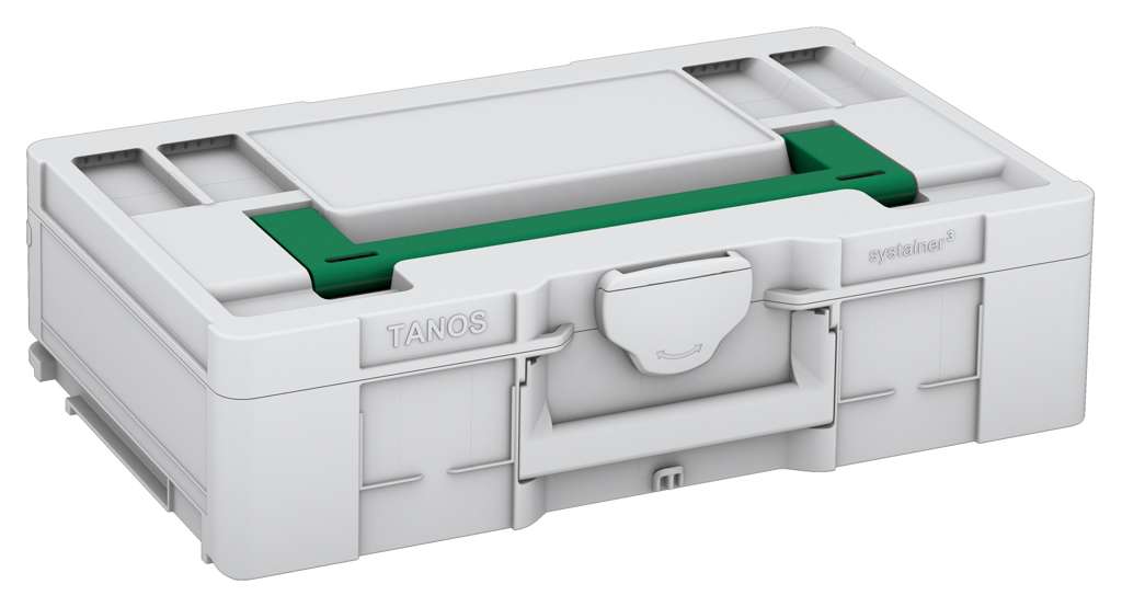 Systainer³ L 137, Light Grey with Signal Green lid handle