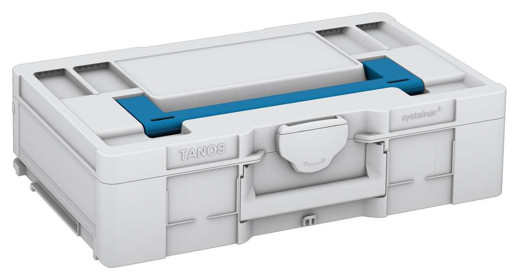 Systainer³ L 137, Light Grey with Sky Blue lid handle