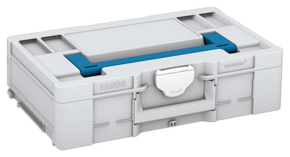 Systainer³ L 137, Light Grey with Sky Blue lid handle and White catches