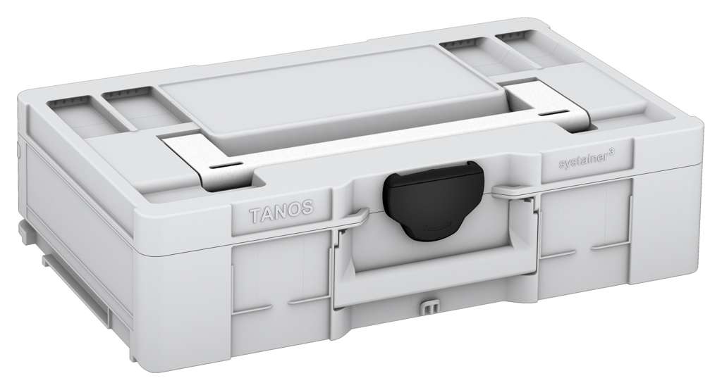 Systainer³ L 137, Light Grey with White lid handle and Black catches