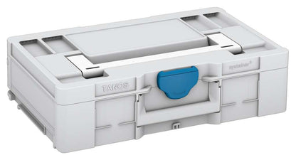 Systainer³ L 137, Light Grey with White lid handle and Sky Blue catches