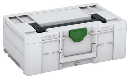 Systainer³ L 187, Light Grey with Anthracite lid handle and Emerald Green catches