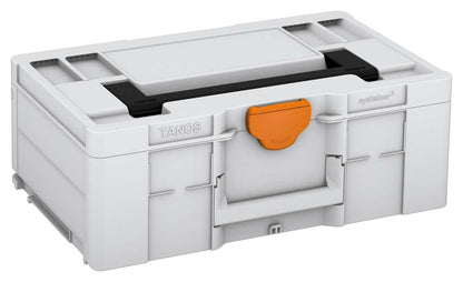 Systainer³ L 187, Light Grey with Black lid handle and Deep Orange catches