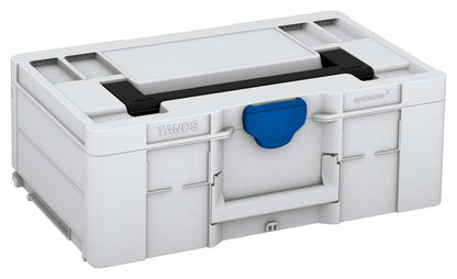 Systainer³ L 187, Light Grey with Black lid handle and Signal Blue catches
