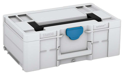 Systainer³ L 187, Light Grey with Black lid handle and Sky Blue catches