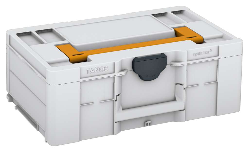 Systainer³ L 187, Light Grey with Daffodil Yellow lid handle and Anthracite catches