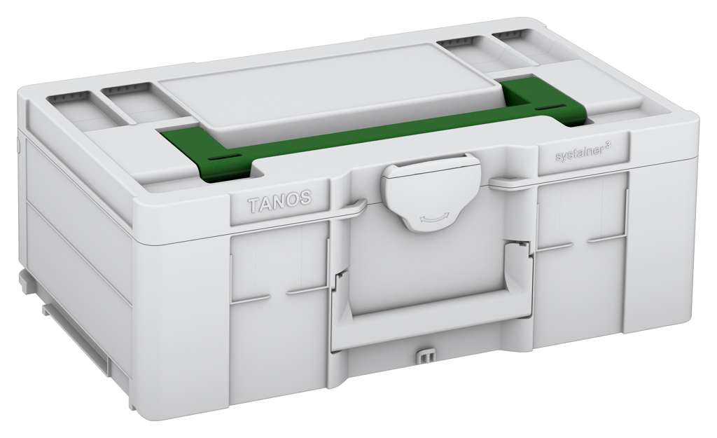 Systainer³ L 187, Light Grey with Emerald Green lid handle