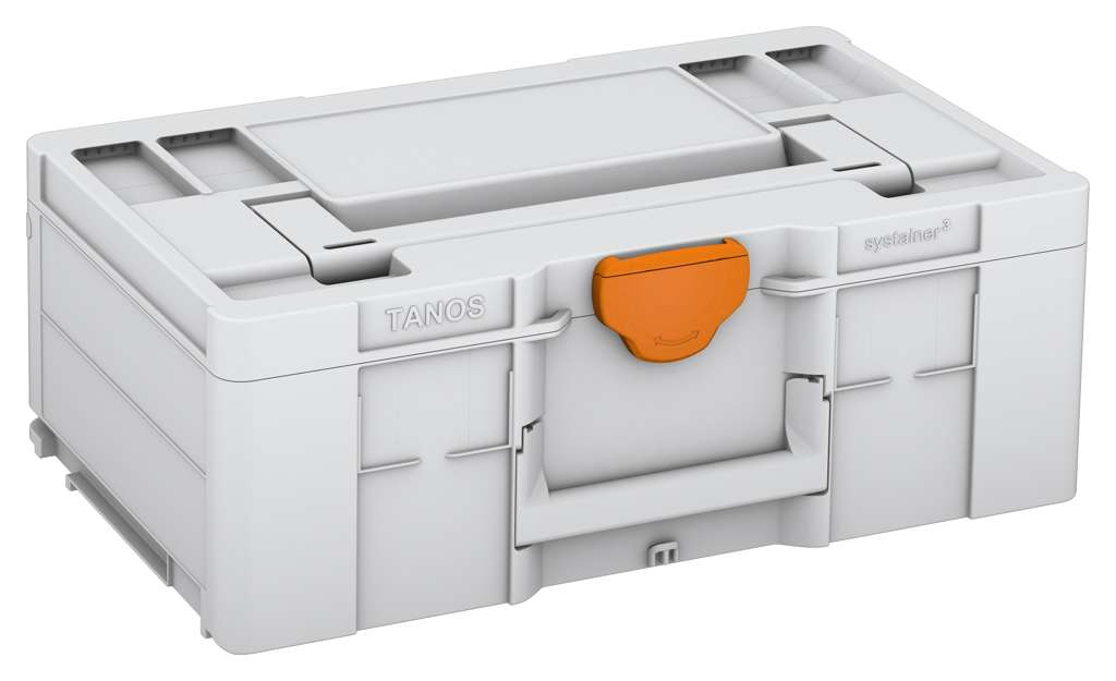 Systainer³ L 187, Light Grey with Deep Orange catches