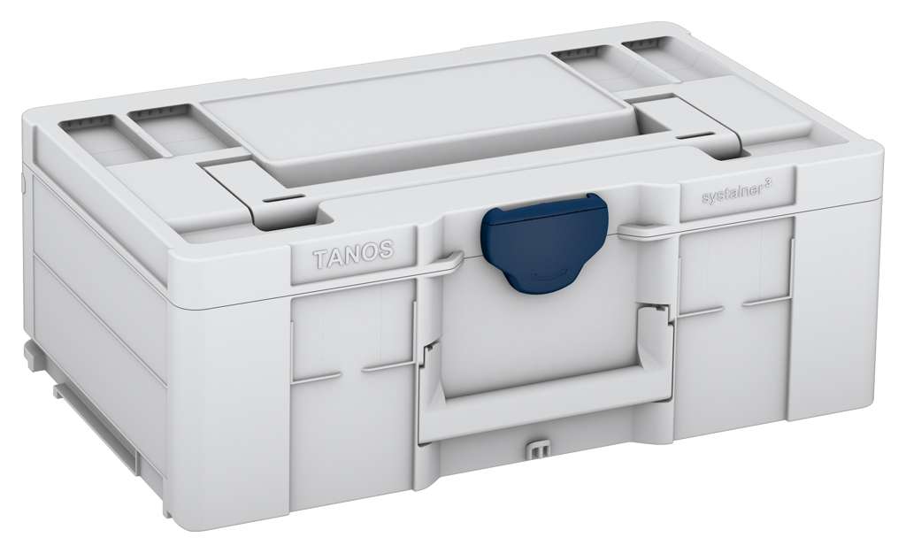 Systainer³ L 187, Light Grey with Sapphire Blue catches