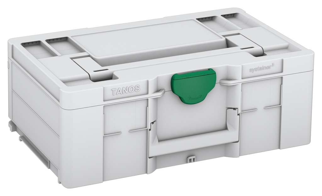 Systainer³ L 187, Light Grey with Signal Green catches