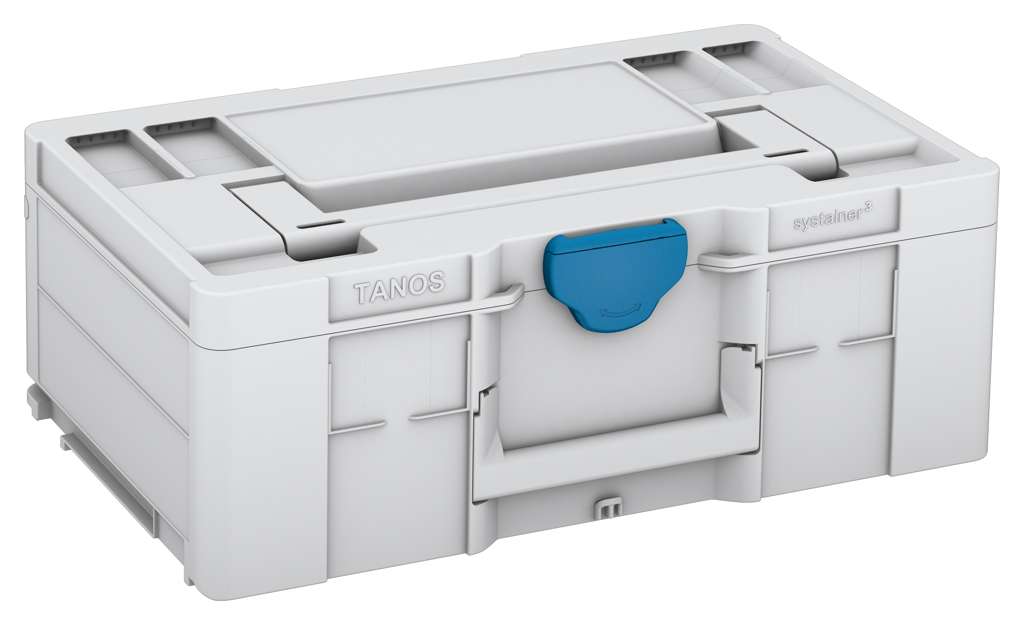 Systainer³ L 187, Light Grey with Sky Blue catches
