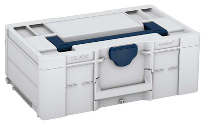 Systainer³ L 187, Light Grey with Sapphire Blue lid handle and Sapphire Blue catches