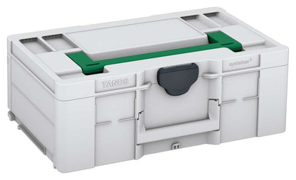 Systainer³ L 187, Light Grey with Signal Green lid handle and Anthracite catches