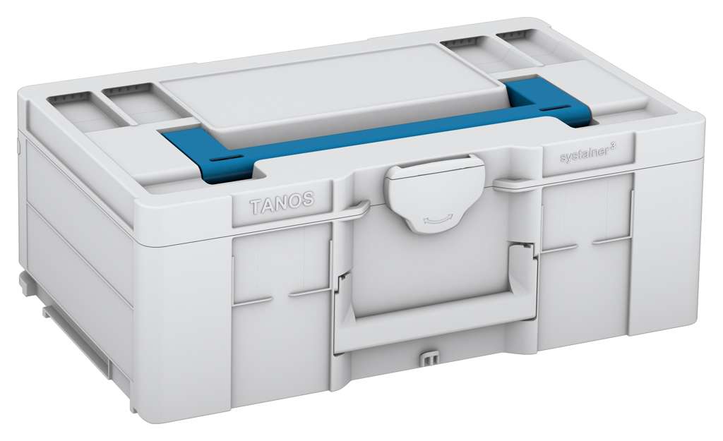 Systainer³ L 187, Light Grey with Sky Blue lid handle