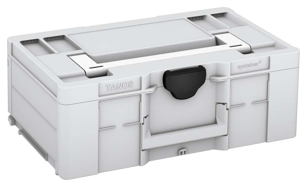 Systainer³ L 187, Light Grey with White lid handle and Black catches