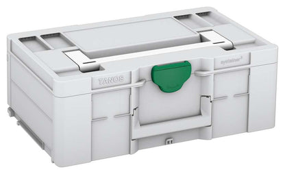 Systainer³ L 187, Light Grey with White lid handle and Signal Green catches