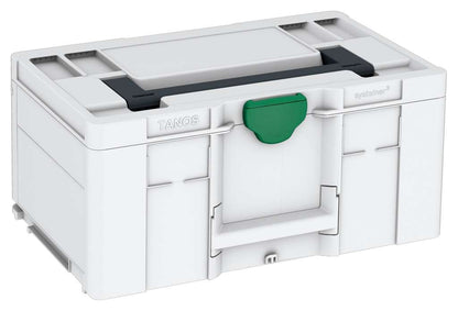 Systainer³ L 237, Light Grey with Anthracite lid handle and Signal Green catches