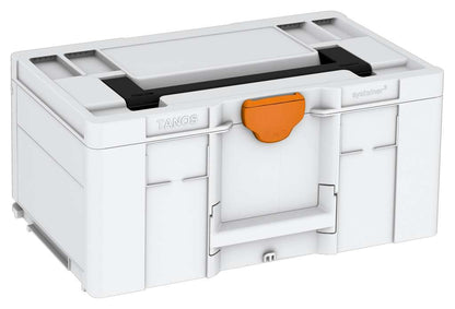 Systainer³ L 237, Light Grey with Black lid handle and Deep Orange catches
