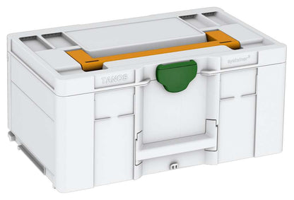 Systainer³ L 237, Light Grey with Daffodil Yellow lid handle and Emerald Green catches