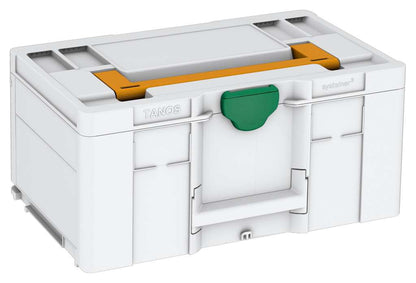 Systainer³ L 237, Light Grey with Daffodil Yellow lid handle and Signal Green catches