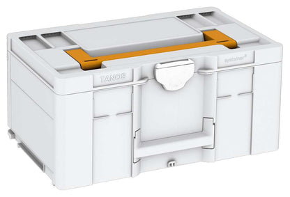 Systainer³ L 237, Light Grey with Daffodil Yellow lid handle and White catches