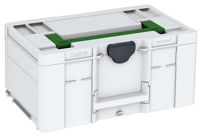 Systainer³ L 237, Light Grey with Emerald Green lid handle and Anthracite catches