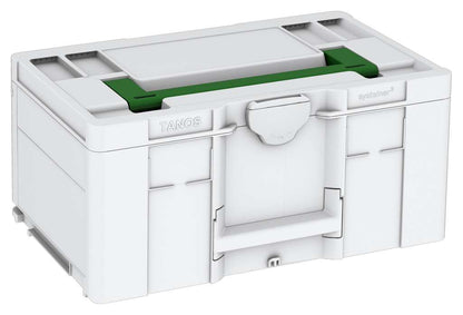 Systainer³ L 237, Light Grey with Emerald Green lid handle
