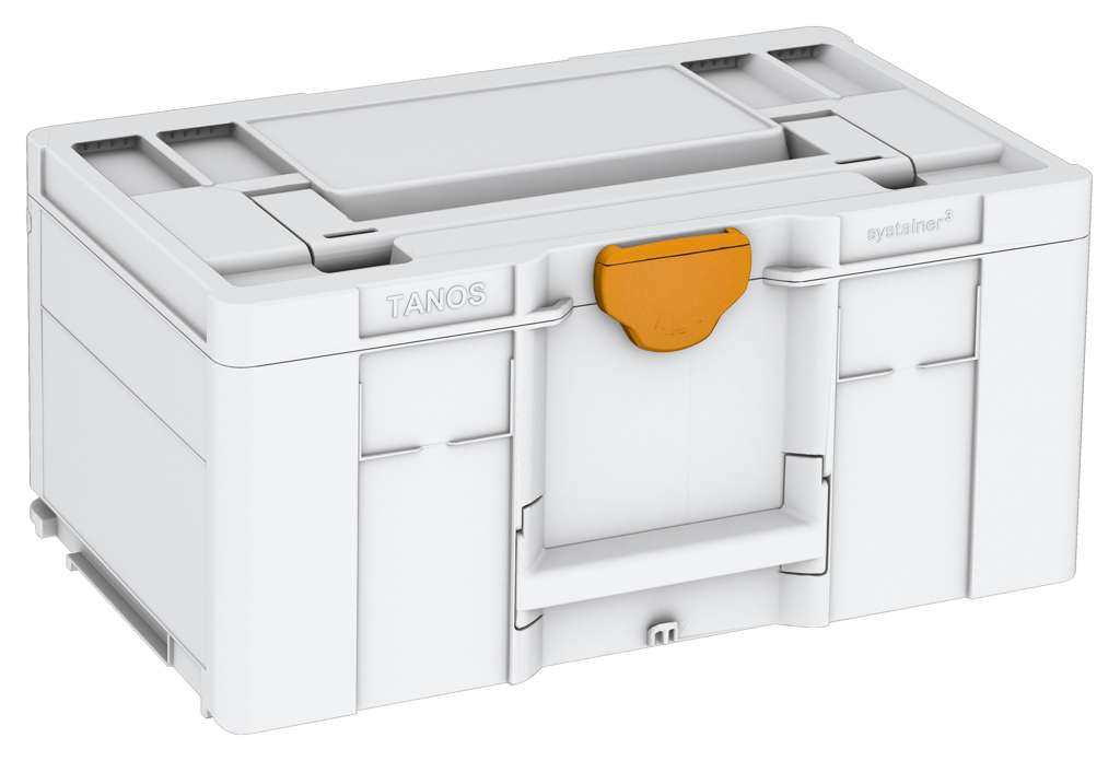 Systainer³ L 237, Light Grey with Daffodil Yellow catches