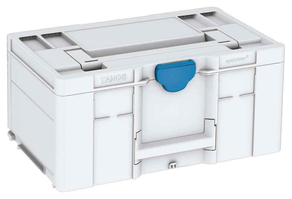 Systainer³ L 237, Light Grey with Sky Blue catches