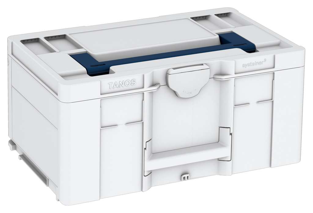 Systainer³ L 237, Light Grey with Sapphire Blue lid handle