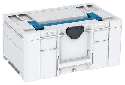 Systainer³ L 237, Light Grey with Sky Blue lid handle and Anthracite catches