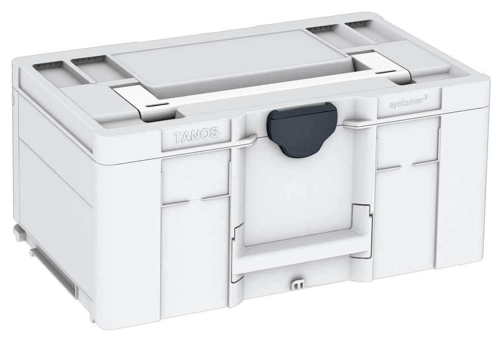 Systainer³ L 237, Light Grey with White lid handle and Anthracite catches