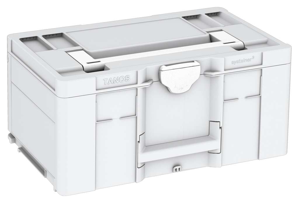 Systainer³ L 237, Light Grey with White lid handle and White catches