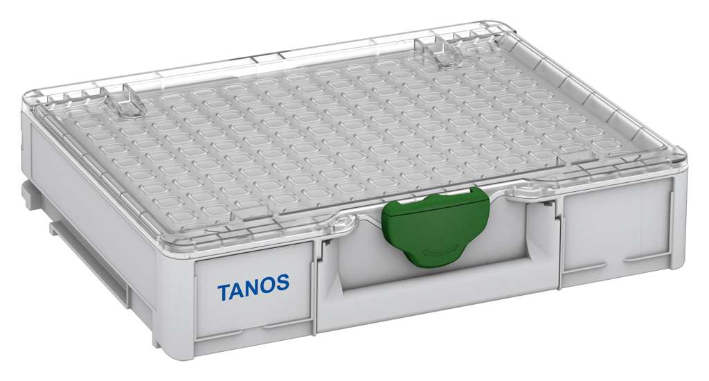 Systainer³ Organizer M 89 Empty, Light Grey with Transparent lid and Emerald Green catches