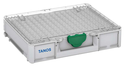 Systainer³ Organizer M 89 Empty, Light Grey with Transparent lid and Signal Green catches