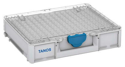 Systainer³ Organizer M 89 Empty, Light Grey with Transparent lid and Sky Blue catches