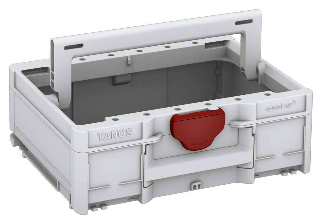 Systainer³ ToolBox M 137, Light Grey with Carmine Red catches