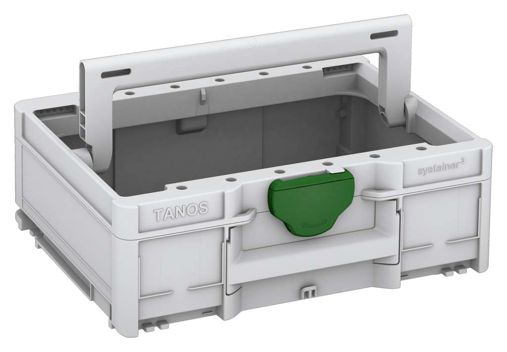 Systainer³ ToolBox M 137, Light Grey with Emerald Green catches