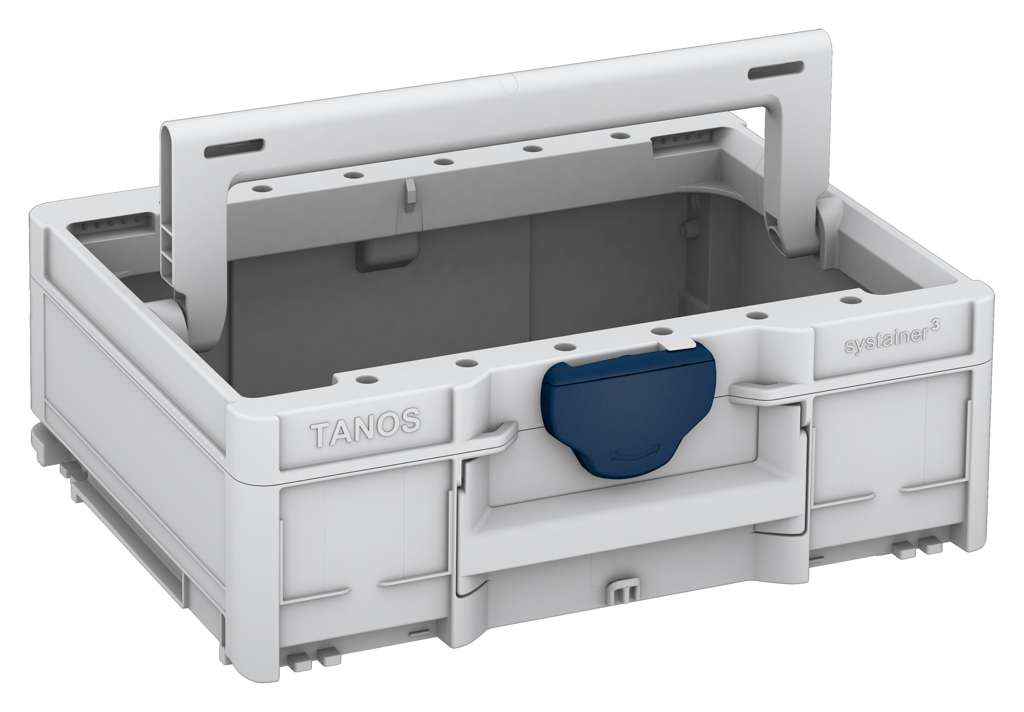 Systainer³ ToolBox M 137, Light Grey with Sapphire Blue catches