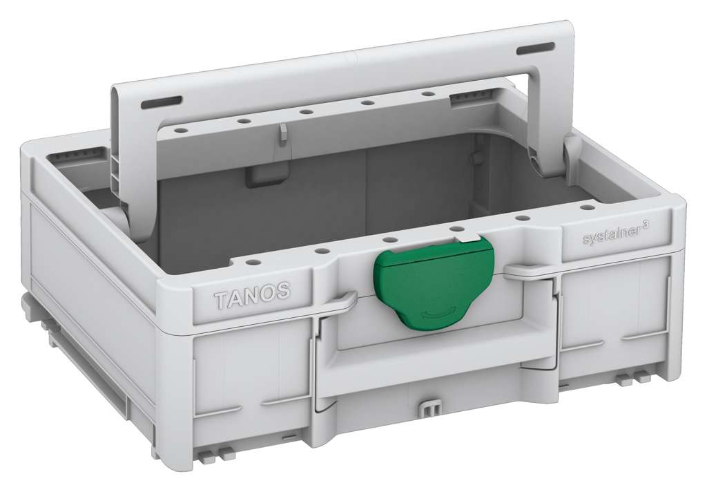 Systainer³ ToolBox M 137, Light Grey with Signal Green catches