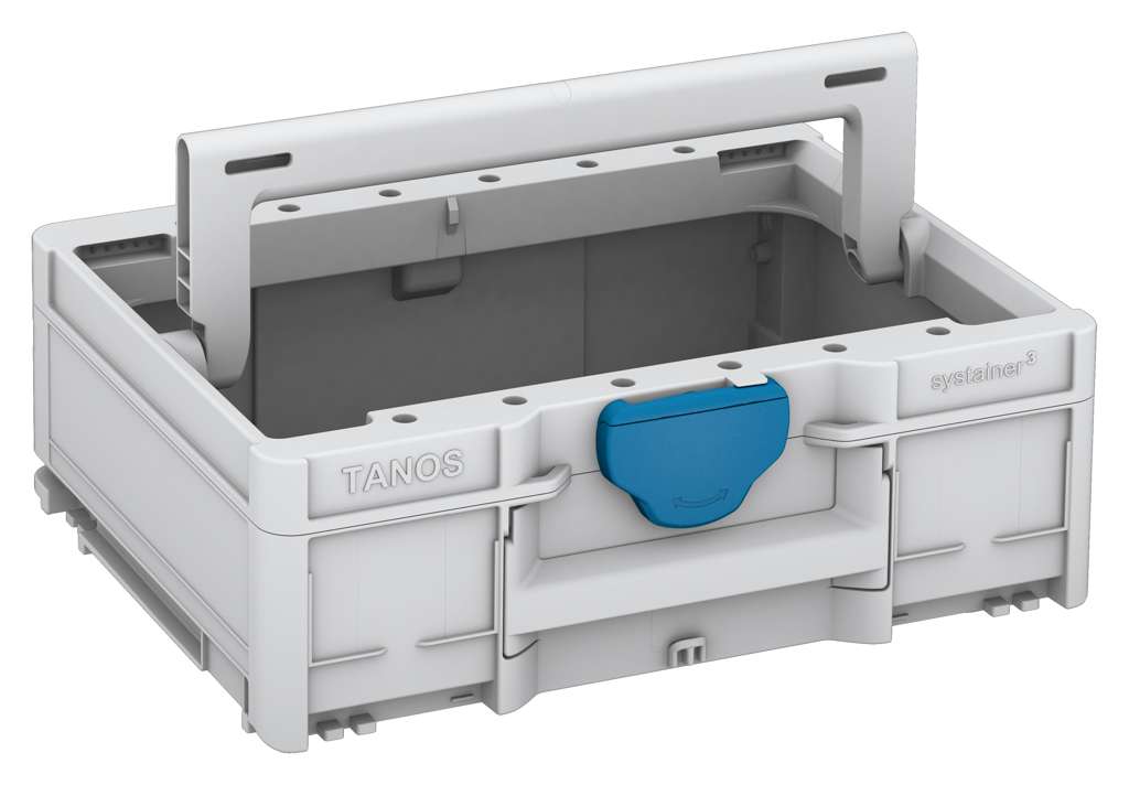 Systainer³ ToolBox M 137, Light Grey with Sky Blue catches