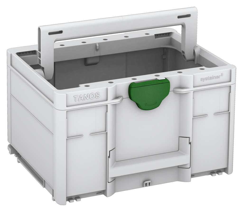 Systainer³ ToolBox M 237, Light Grey with Emerald Green catches