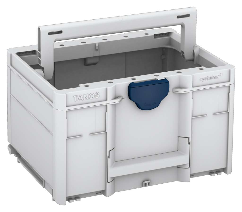 Systainer³ ToolBox M 237, Light Grey with Sapphire Blue catches