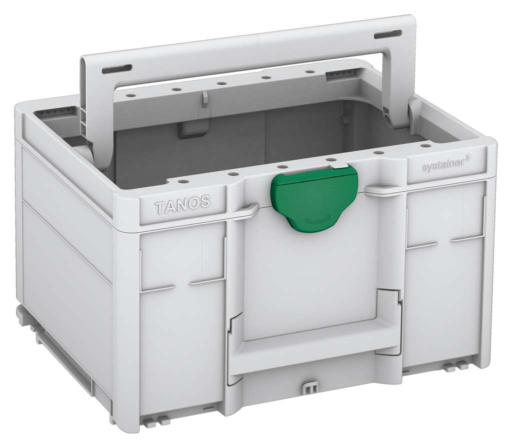 Systainer³ ToolBox M 237, Light Grey with Signal Green catches