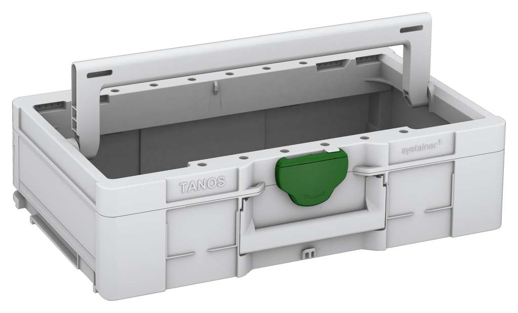 Systainer³ ToolBox L 137, Light Grey with Emerald Green catches