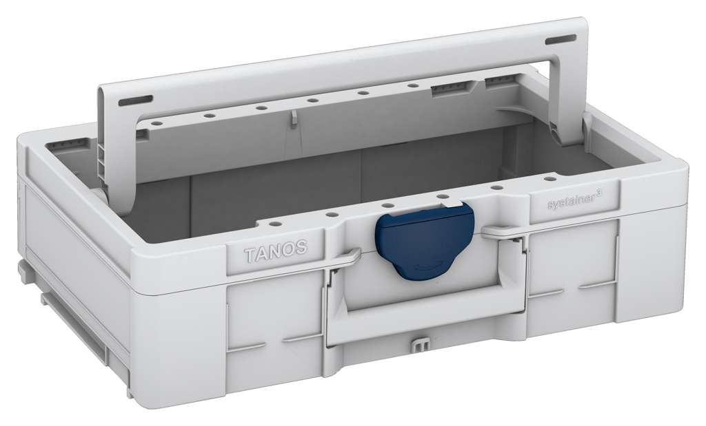 Systainer³ ToolBox L 137, Light Grey with Sapphire Blue catches