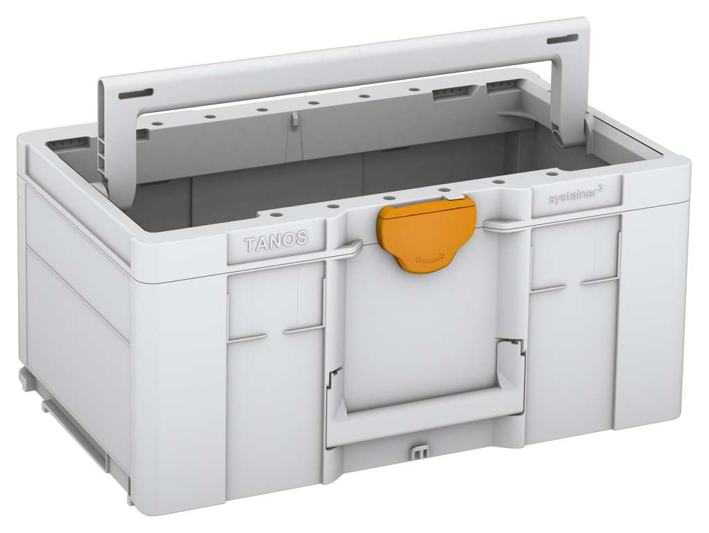 Systainer³ ToolBox L 237, Light Grey with Daffodil Yellow catches