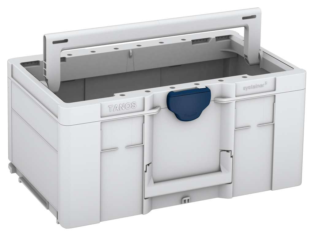 Systainer³ ToolBox L 237, Light Grey with Sapphire Blue catches